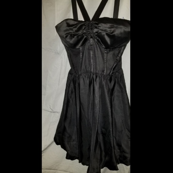 bebe  Little Black Dress timeless sexy Gown new - Picture 6 of 6